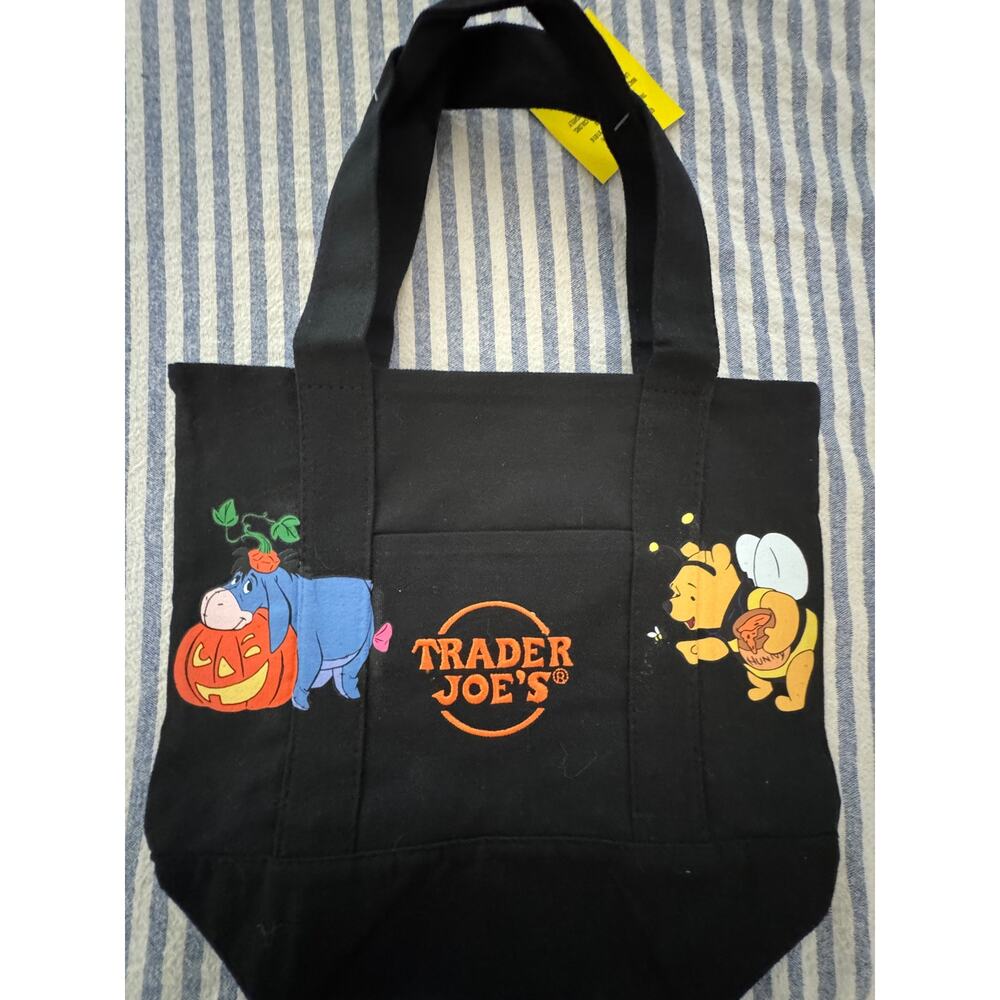 Disney Winnie The Pooh Halloween Custom Made Trader Joes Mini Tote